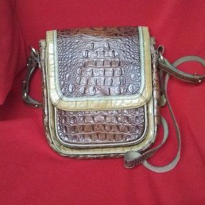 Leather Alligator Brown Purse from Brahmin